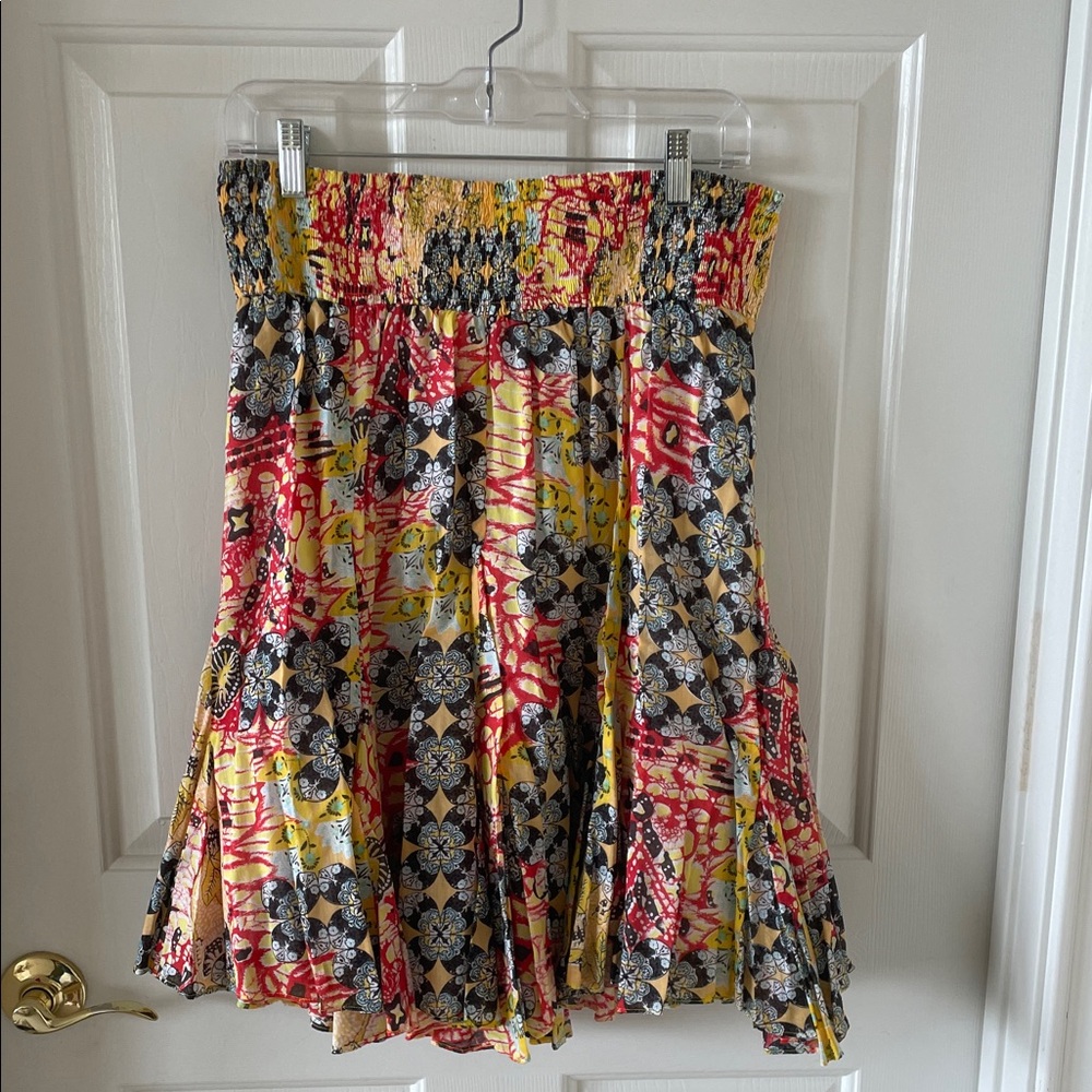 Vintage Ivy Jane Multicolor Flounce Skirt